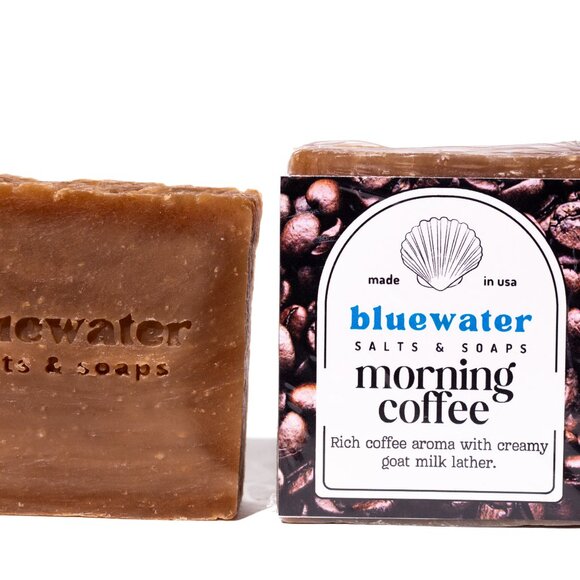 MORNING COFFEE - Bluewater Body Wash Natural Soap (1 Body Bar) - Picture 2 of 6